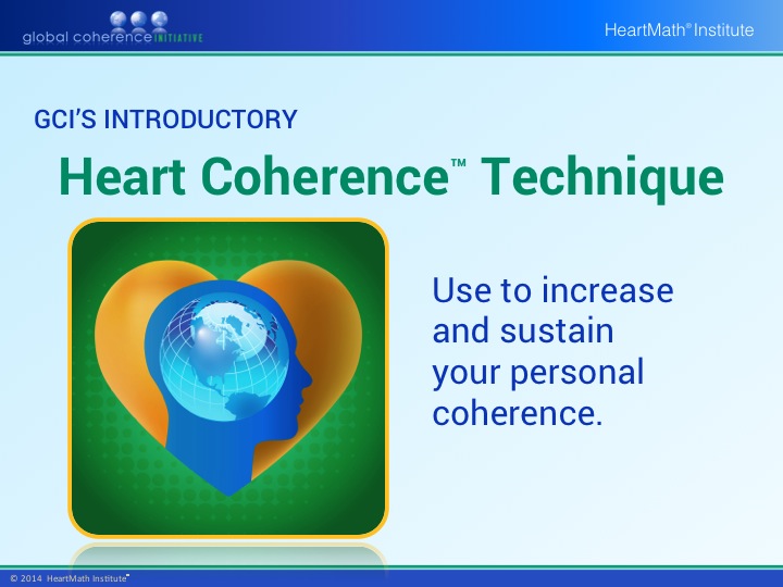 HMI GCI Introductory Heart Coherence Technique PP Slide 1